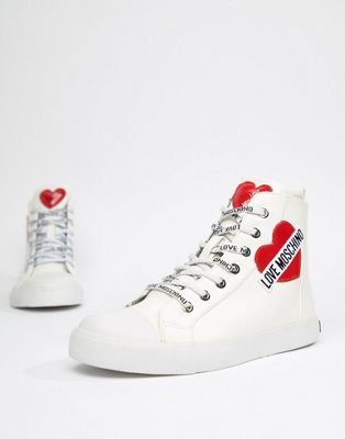 Love Moschino - Sneakers alte con cuore | ASOS