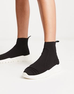 Love Moschino sock trainer in black - ASOS Price Checker