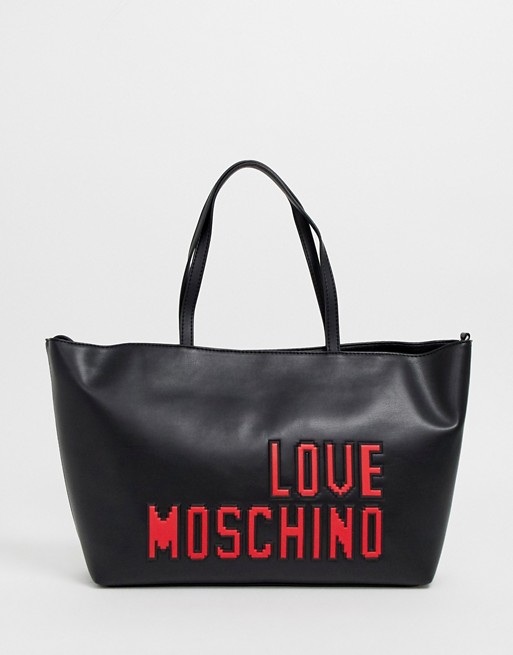 Love Moschino soft large tote bag | ASOS