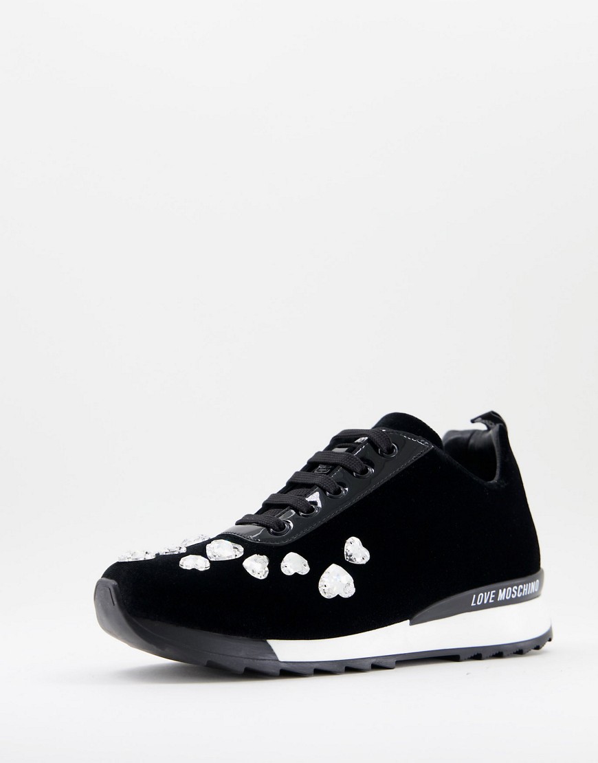 Love Moschino sporty sneakers in black
