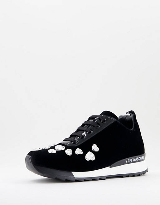 Love Moschino sporty trainers in black