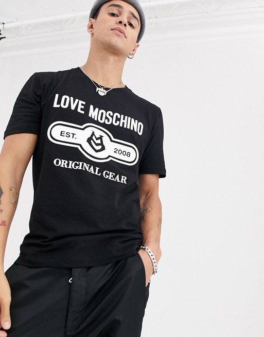 Love Moschino stamp logo t-shirt
