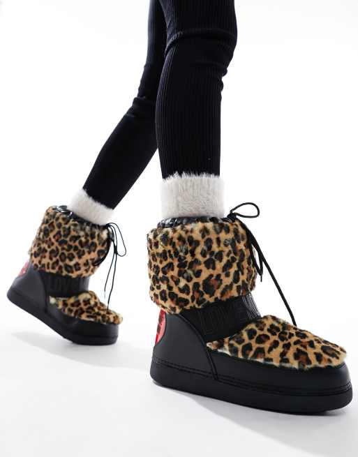 Love Moschino - Stivaletti imbottiti multicolore