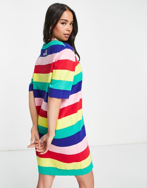 Moschino striped outlet dress