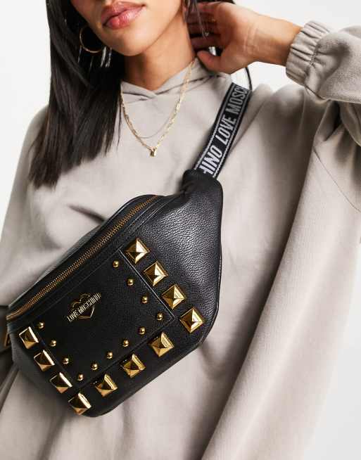 Moschino studded discount belt bag