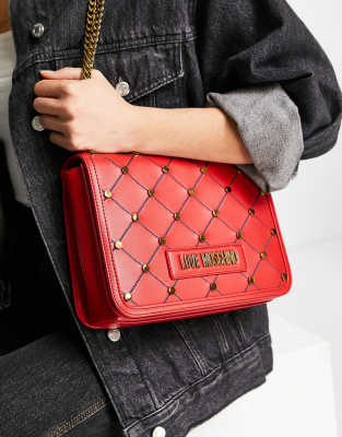 love moschino red bag