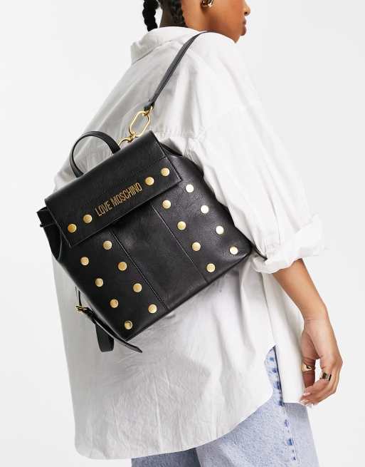 Love Moschino studded backpack in black