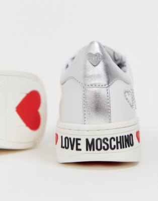 sneaker love moschino