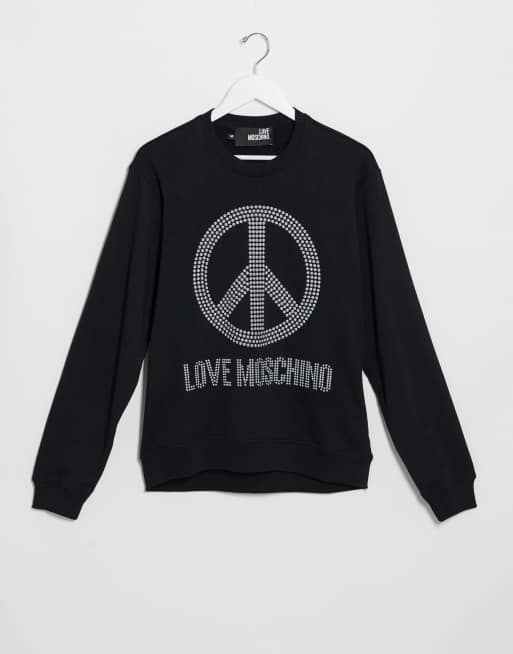 Moschino studded jumper sale