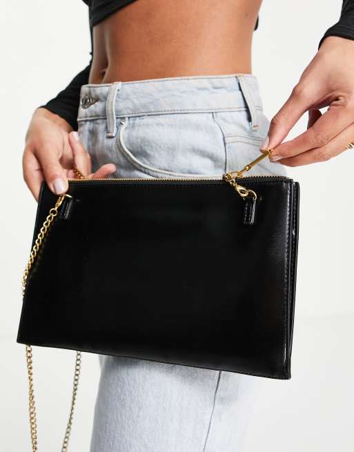 Love Moschino – Svart axelremsväska med kedjerem, 2 av 4