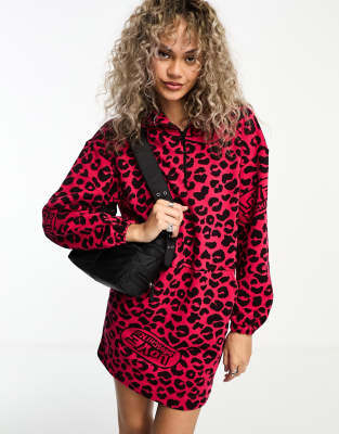 Love Moschino Sweatshirt With Animalier Butterfly Print Sudadera