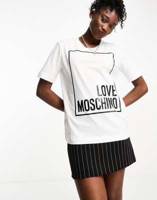 love moschino t shirt white