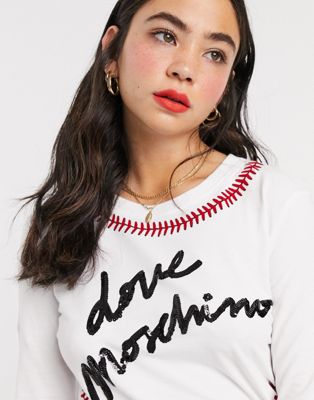 moschino baseball shirt