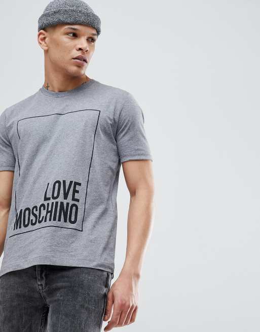 Love moschino grey cheap t shirt