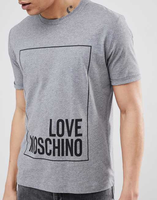 Love moschino grey sales t shirt