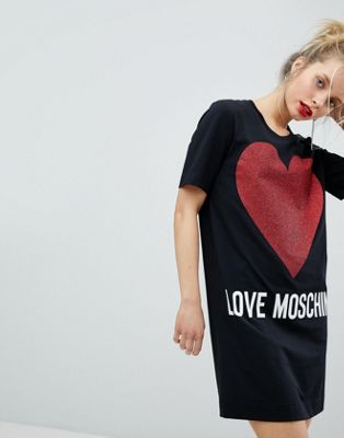 Love Moschino –T-Shirt-Kleid mit 