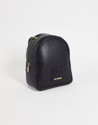 Love Moschino top handle backpack in black