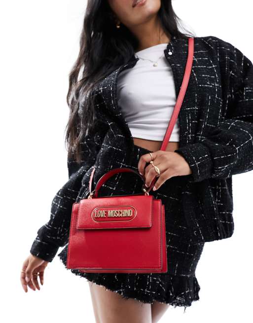 Love moschino discount burgundy bag