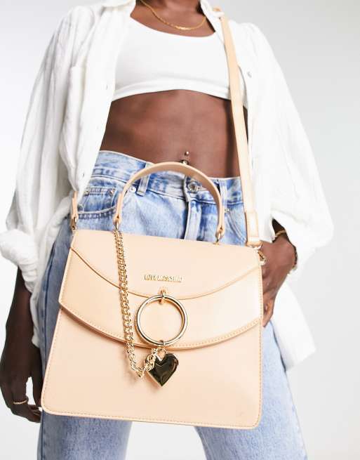 Love Moschino top handle heart logo crossbody bag in multi, 2 of 4