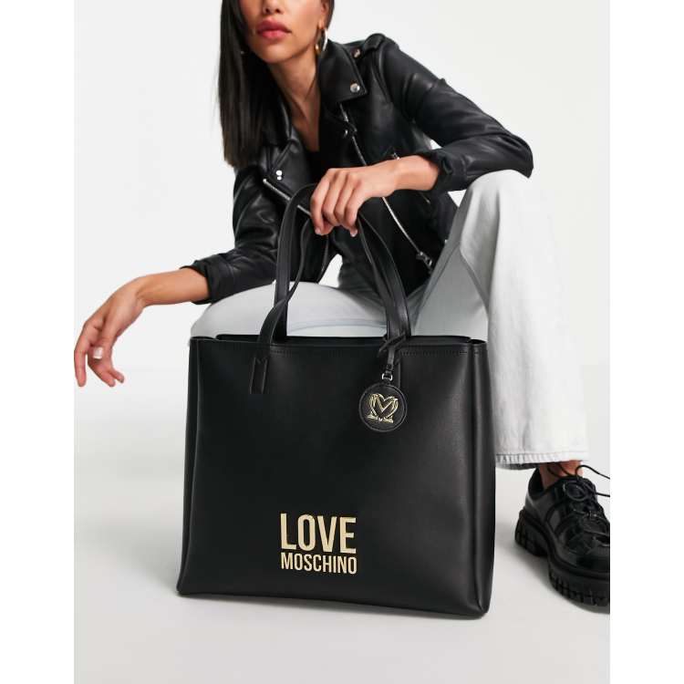 Love Moschino tote bag in black ASOS