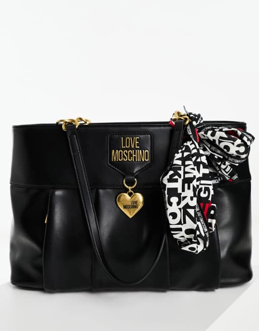 Love moschino tote discount bag with scarf