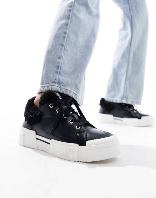 Love Moschino trainers in black ASOS