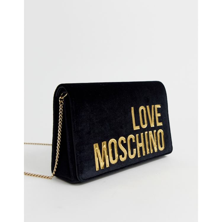 Moschino velvet crossbody new arrivals