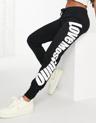 Love moschino clearance track pants