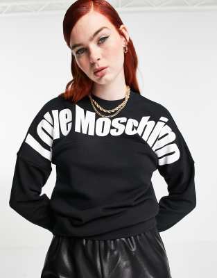 love moschino sweatshirt