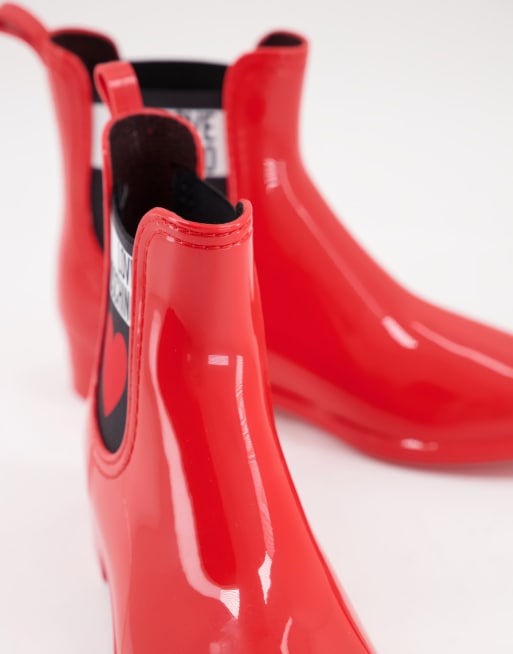 moschino wellies