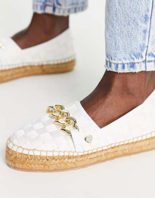 Moschino espadrilles hot sale white