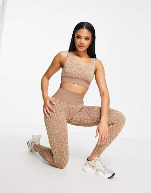 Animal Print Seamless Leggings  Animal Print Sports Leggings