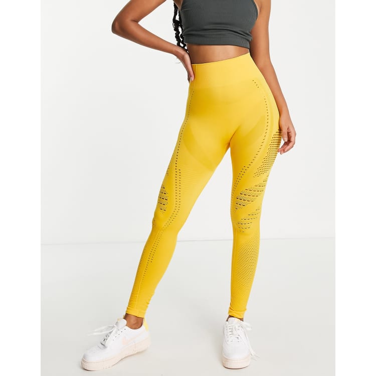 CONTOUR SEAMLESS LEGGINGS - Yellow –