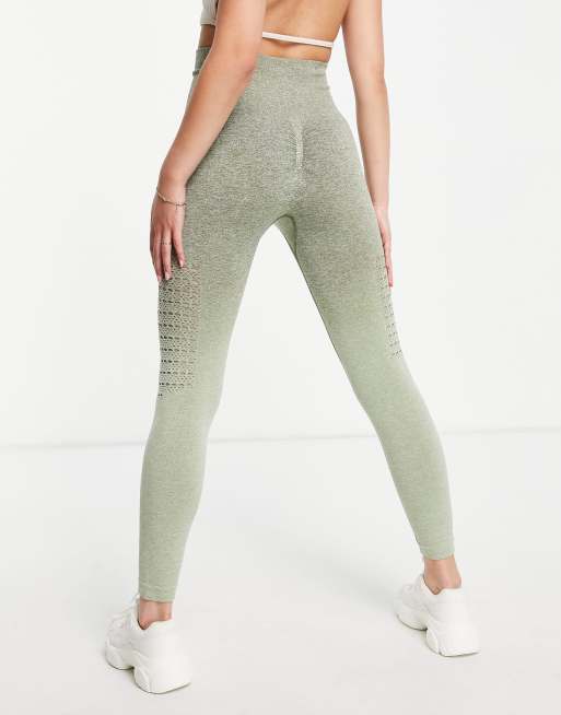 Love & Other Things - Naadloze fitnesslegging in groen, 2 van 4