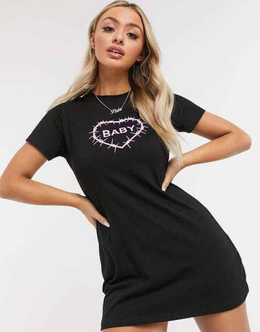 Bebe t hot sale shirt dress