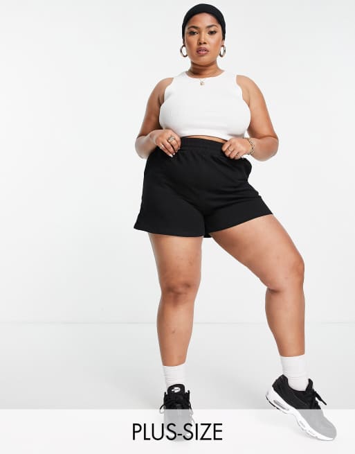 Plus size shop gym shorts