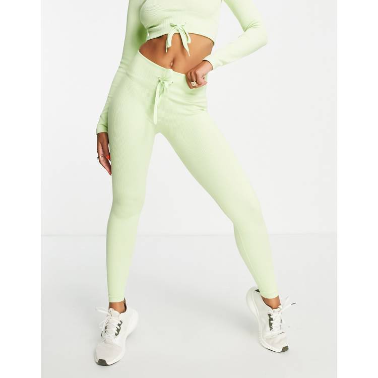 Lime green outlet leggings