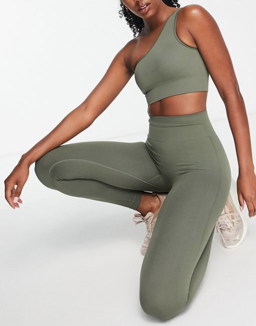 Seamless One-shoulder Top