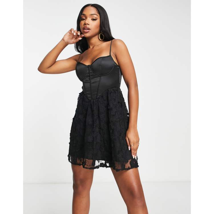 Guess black 2024 short dress