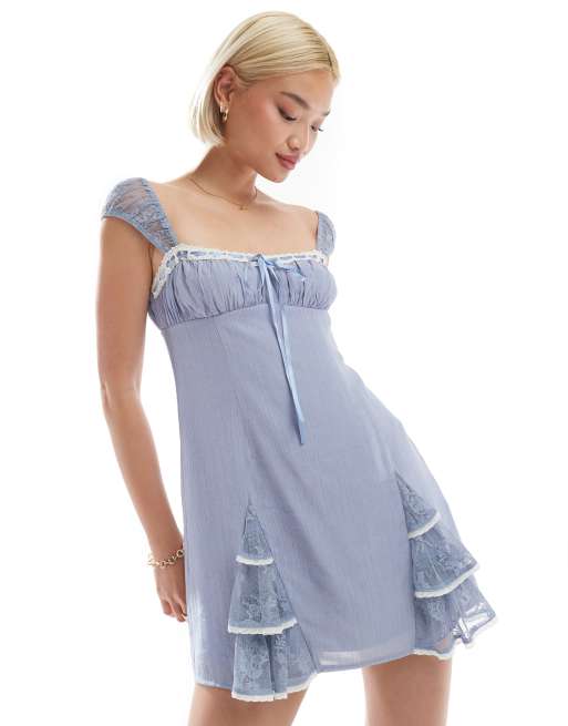 chinese dress ladies White Silk Crepe Bias Dress With Lace and Black Velvet Ribbon Bow Deta –  Rodarte