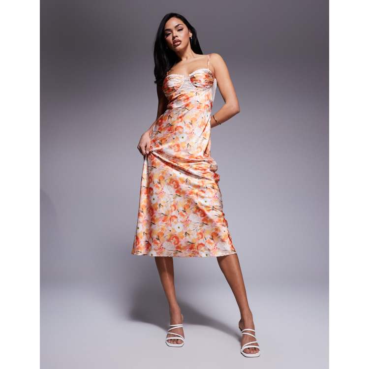 lace overlay dress midi Sweet Details Lace Midi Dress in Ivory L / Ivory main image 0