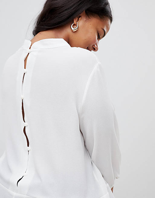 Lovedrobe – Bluse mit Knopfleiste auf dem Rücken | ASOS
