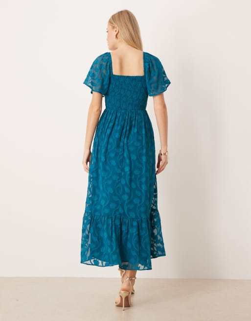 Black Tie Dresses For Women Uk Lovedrobe Women's Ladies Midaxi Dress Short Puff Sleeves Square Neck Bow Tie Back Shirred A Line Gingham Milkmaid Cottagecore Puff Sleeve Dress