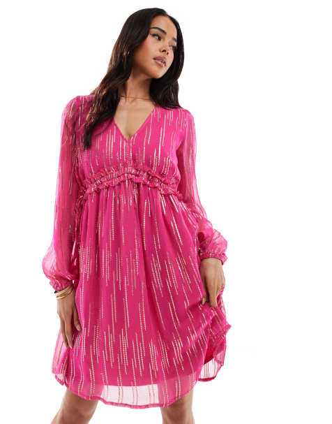 Lovedrobe Midi dress in pink