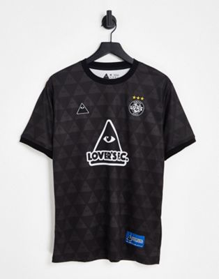 Lover's FC ASI logo jersey t-shirt in black