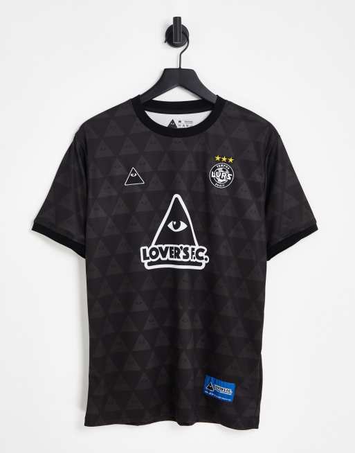 Lover's FC - ASI - Sort spillertrøje med logo