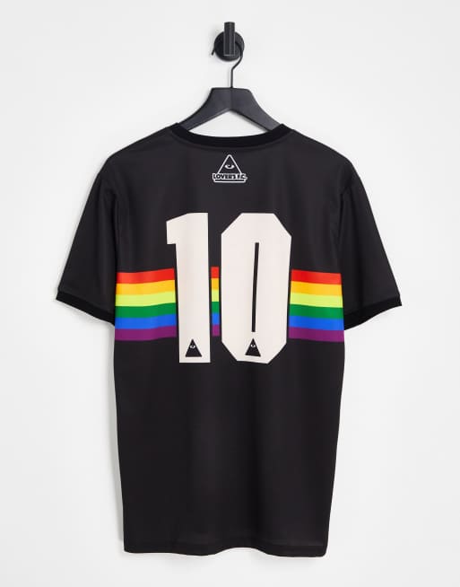 Lover's FC - Maillot arc-en-ciel - Noir, 2 de 4