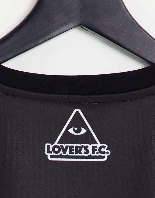 Lover's FC – Rainbow – Trikot in Schwarz mit Logo, 4 von 4