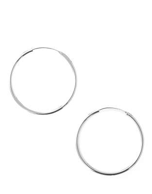 Lovisa - 40 mm dicke Creolen aus Sterlingsilber