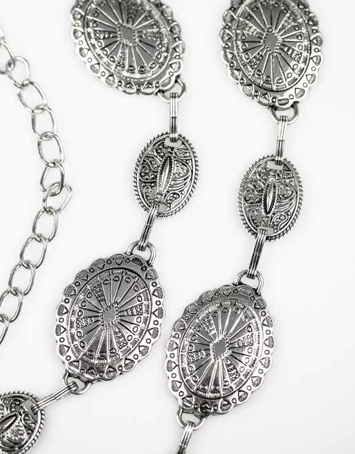 Lovisa - Antieke riem textuur in zilver, 2 van 3